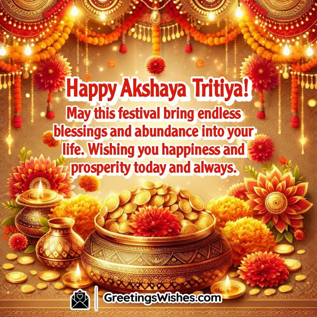 Akshaya Tritiya image featuring Indian tradition, symbolizing prosperity and divine blessings.
